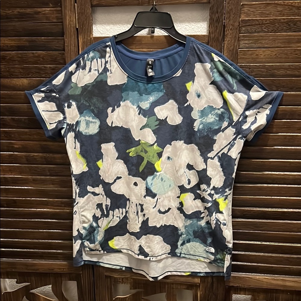 The North Face Blue and Green Women's Top